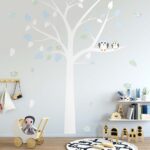 Tree Owl and Bird Decal