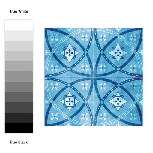 Vintage Blue Tile Decals