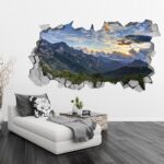 Cloudy Mountains Wall Decor