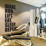 Wake Run Lift Wall Sticker