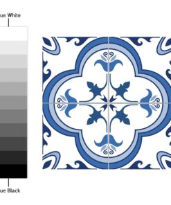 Traditional Portuguese Tiles Stickers (Pack of 24) - Example