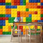 Bricks Wall Tiles Stickers (Pack of 49)