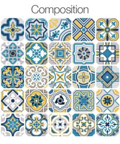 Colorful Tile Decals - Application