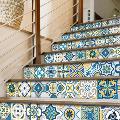 Colorful Tile Decals - Floor