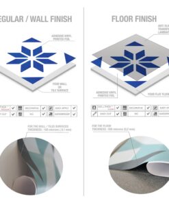 Italian Tile Stickers - Apply