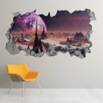 Alien Planet 3D Wall Decor