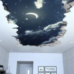 Night Sky 3D Effect Ceiling Decal