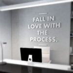 Love the Process 3D Office Wall Decoration