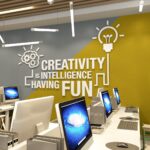 Intelligence Having Fun 3D Office Wall Decor