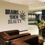 Brains are the New Beauty Office Decor Ideas