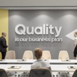 Quality is Our Business Plan Office Decor Ideas