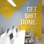 Get Shit Done 3D Office Wall Art