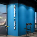 Make it happen 3D Gym Decor