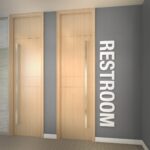 Restroom 3D Office Wall Decor