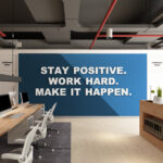 Positive 3D Office Wall Decor