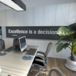 Excelence Quote 3D Office Wall Decor