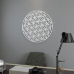 Flower of Life Pattern 3D Wall Panel