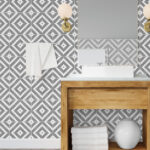 Encaustic Moroccan Style Tile Stickers (Pack of 10)