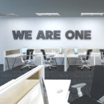 We are one 3D Office Wall Decor