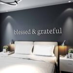 Blessed & Grateful 3D Wall Quote Decor