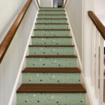 Stair Risers Stickers Green Terrazzo (Pack of 10)