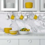 Kitchen Backsplash Decor - Marble Effect