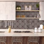 Brown Kasbah Tile Stickers (Pack of 10)