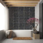 Dark and Gold Marble Tile Stickers (Pack of 10)