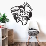 Eat, sleep, game - Wall Decal