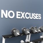 No Excuses 3D Gym Decor