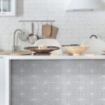 Art Deco Grey Pattern Tiles (Pack of 10)
