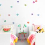 Watercolor Polka Dots Stickers (Pack of 32)