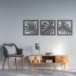 Monstera Leaves 3D Wall Art