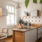 Kitchen Backsplash Decor - Brown Astra Pattern