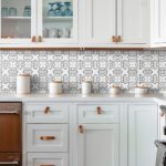 Kitchen Backsplash Decor -White Kasbah Pattern