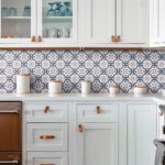 Blue and Red Portuguese Tiles (Pack of 10)
