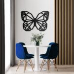 Geometric Butterfly 3D Wall Art