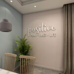 Positive Mind Vibes Life - 3D Wall Decor