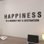 Happiness is a Journey - 3D Office Wall Decor