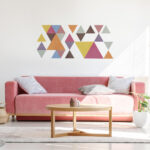 Triangles Geometric Wall