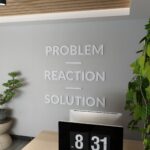 Problem - Reaction - Solution - 3D Office Wall Decor