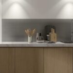 Kitchen Backsplash Decor Brushed Silver