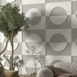 3D Half Circles Wall Panels