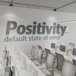 Positivity Definition 3D Office Wall Decor