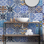 Portuguese Style Tile Stickers (Pack of 32)