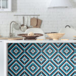 Diagonal Mid Century Tiles (Pack of 48)