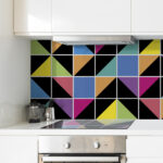 Geometric Stickers for Tiles (Pack of 63)