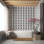 Geometric Stone stickers for tiles (Pack of 36)