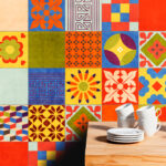 Talavera Tiles Stickers (Pack of 90)