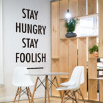 Stay Hungry Stay Foolish wall sticker